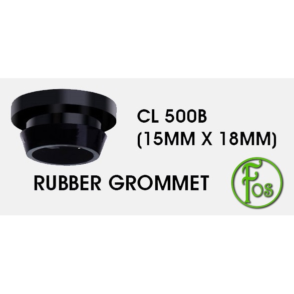 Rubber Grommet 16mm (CL500B) 15mm x 18mm, 16mm rubber grommet LDPE fitting (100pcs) Shopee