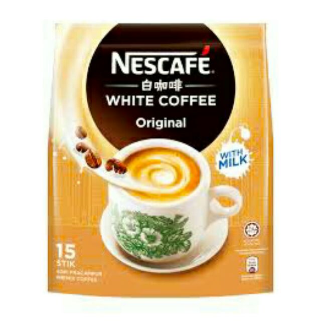 Nescafe White Coffee Original with Milk 15 sachets x