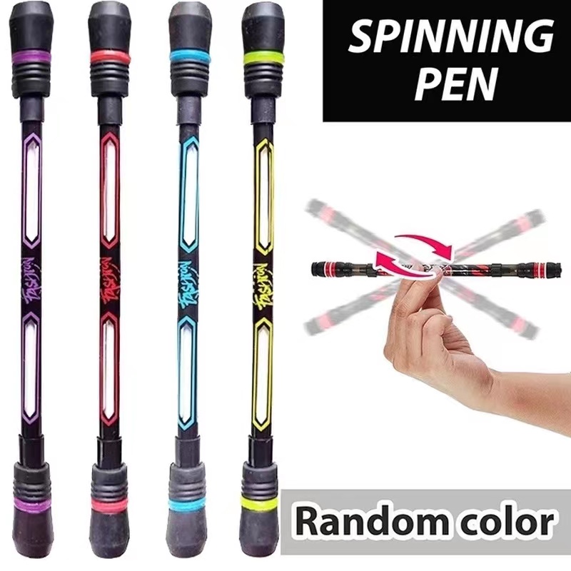 🎁KL STORE✨ _ 1Pcs Pen Spinning Anti-slip Adult Kids Creative Finger Spinning Pen Toy P