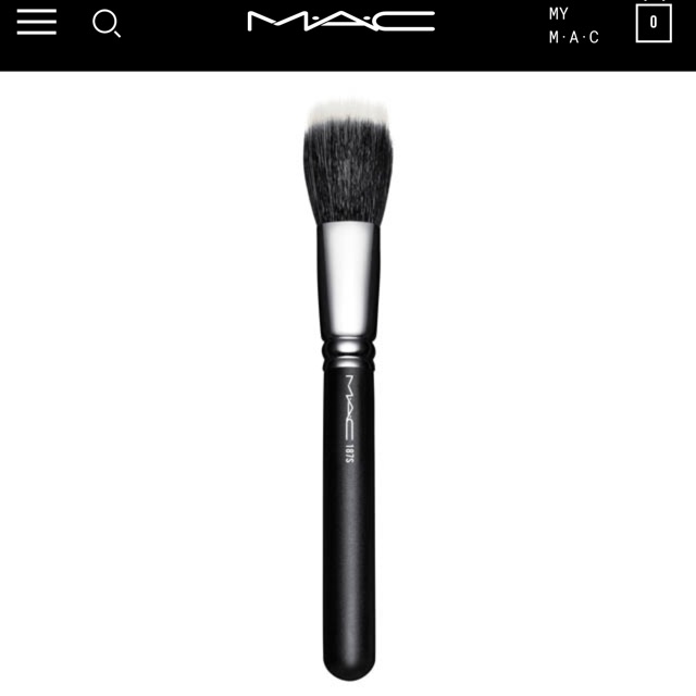 Mac brush for blush nail polish