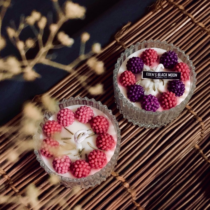 【Berry Cake Scented Candle】Help Relax & Relief Stress Aroma Candle | Gift set Birthday Valentine Gift wangi perfume