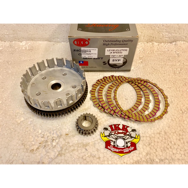 Racing Clutch Gear Assy + Primary Gear With Clutch Plate Racing IKK For