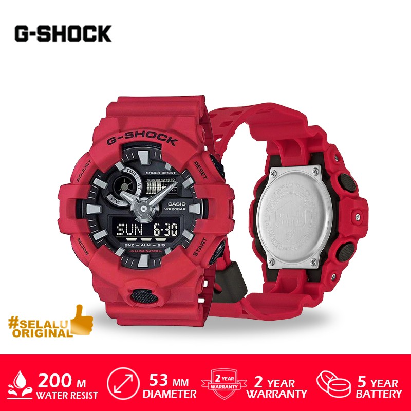 Casio G Shock Ga 700 4adr Ga7004adr Ga 700 Original Shopee Malaysia