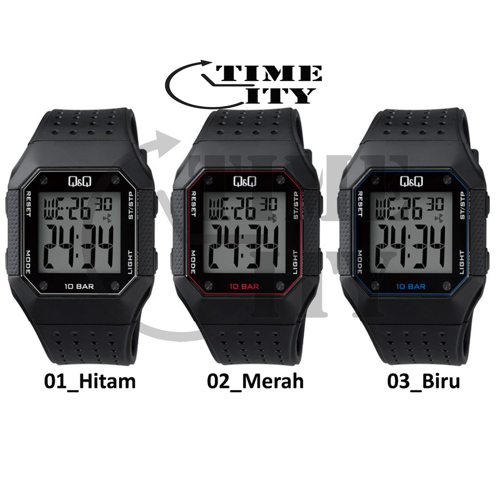 q&q digital watch 10 bar