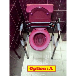 Rangka Kerusi Tandas Toilet Commode Chair Pemegang Tangan Armrest Hand Arm Rest Support Holder Oku Safety Frame Rail Shopee Malaysia