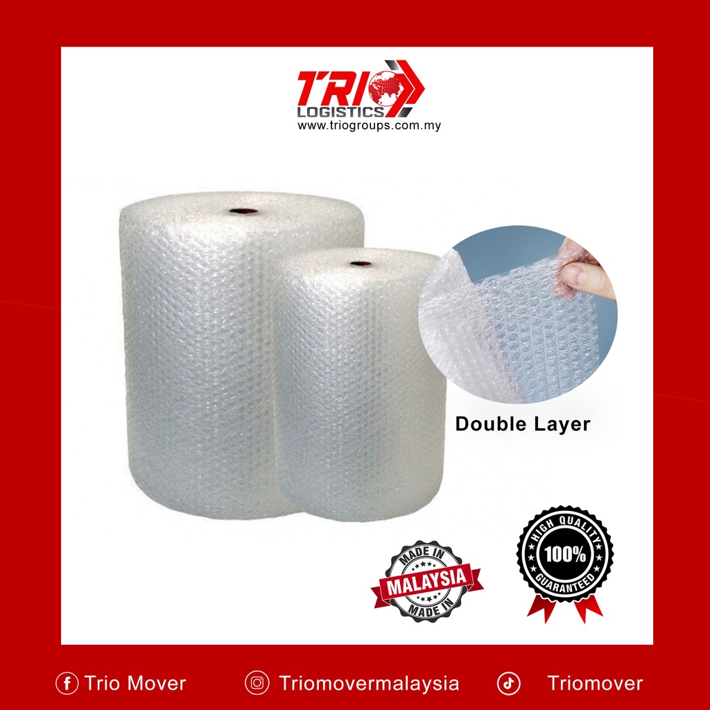 Double Layer Bubble Wrap 1 meter Shopee Malaysia