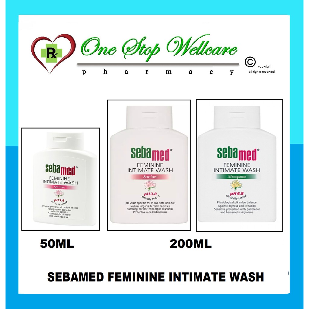 SEBAMED FEMININE INTIMATE WASH SENSITIVE PH 3.8 50ML / 200ML