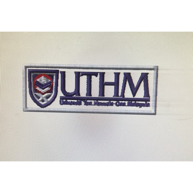SULAM TAMPAL JAHIT LOGO UTHM