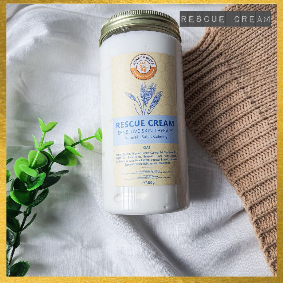 Honey Olive Baby Eczema Lotion Rescue Cream Krim Pelembab Kulit Ekzema