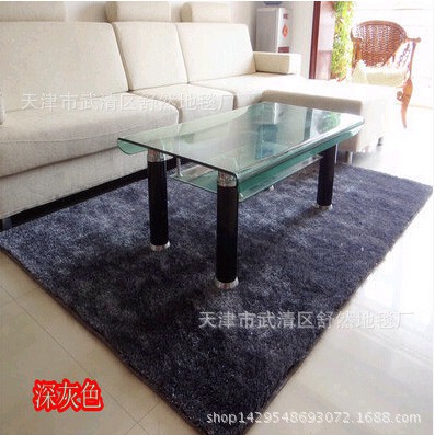 Korean Bright Silk Encrypted Carpet Living Room Tea Table Bedroom