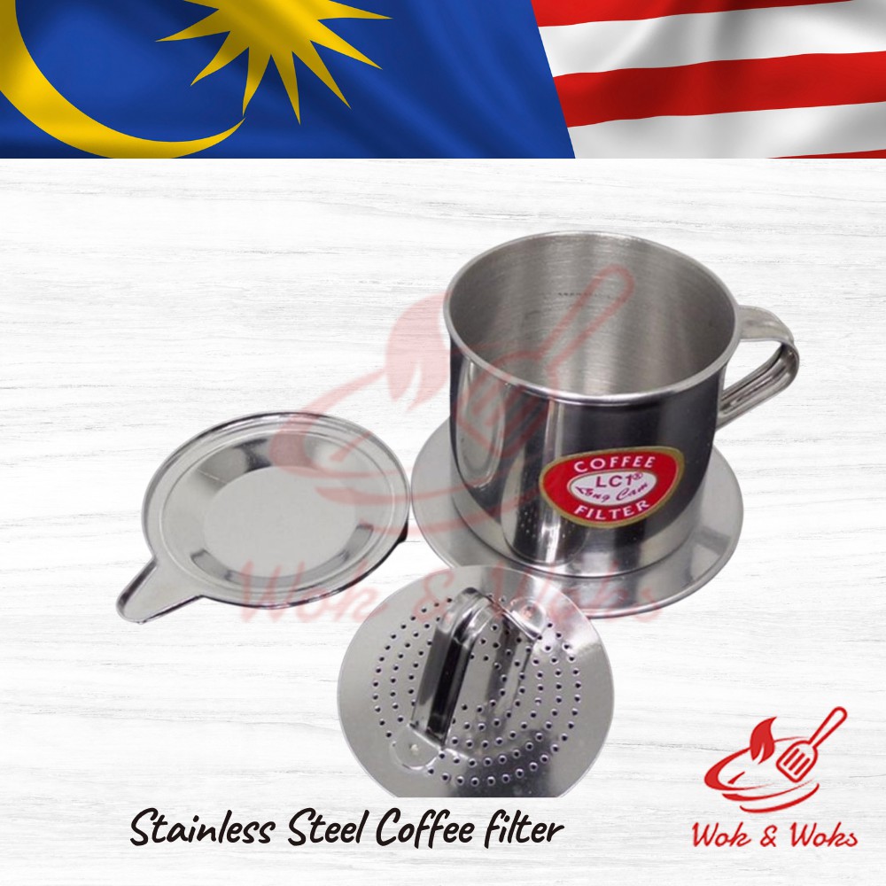 Stainless Steel Coffee Filter Cup / Cawan Penapis Kopi Keluli | Shopee ...