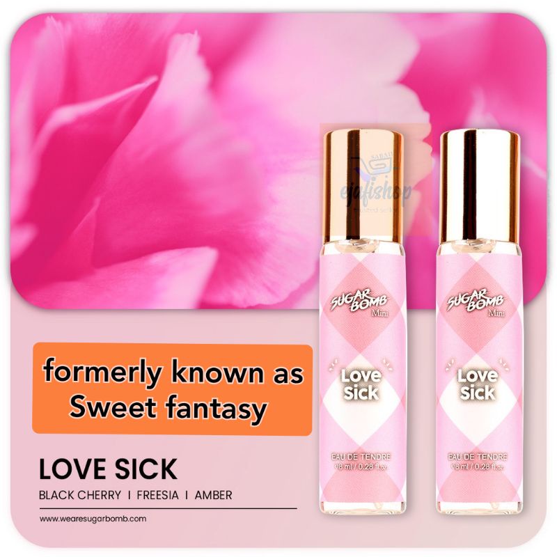 SUGARBOMB MINI PERFUME FOR WOMEN LOVE SICK formerly known as (Sweet