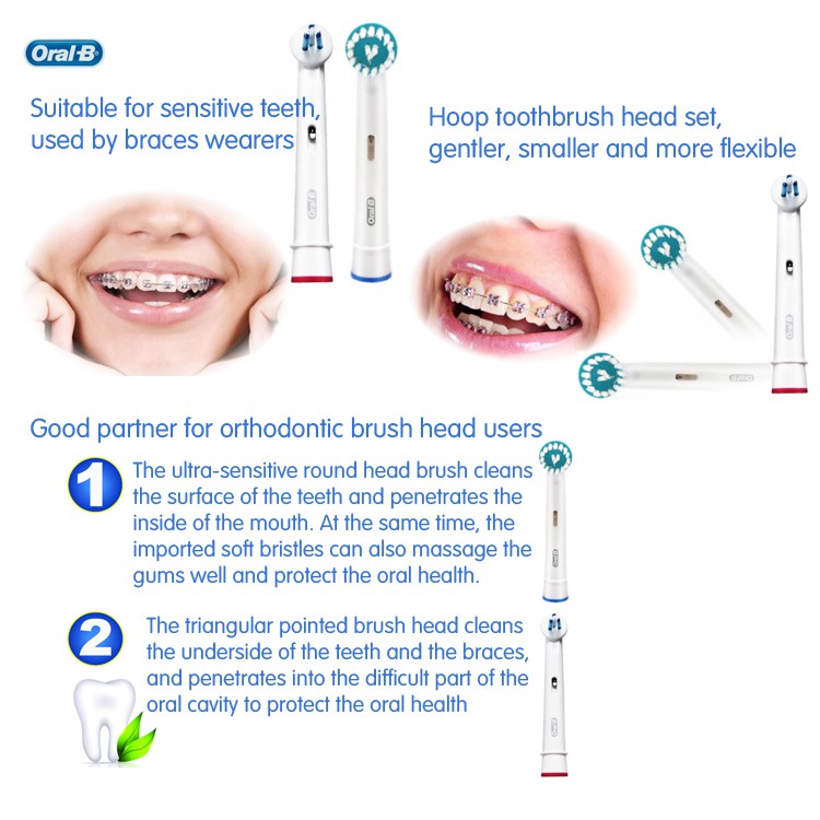 oral b electric toothbrush heads for braces