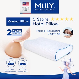 MLILY Contour Pillow / Zero Pressure Memory Foam Pillow