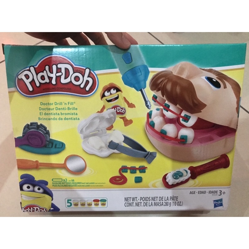 (clearance) Originl Playdoh Drill N Frill Dentist Playset 