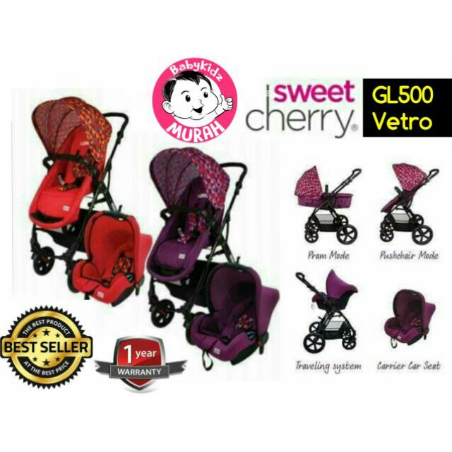 sweet cherry gl500 vetro stroller