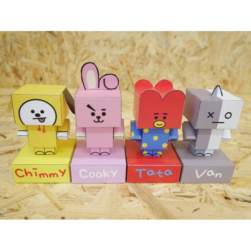 paper toy bts