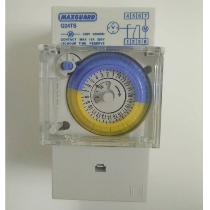 MAXGUARD Q24TS 16A 24hours Analogue Time timer switch Shopee Malaysia