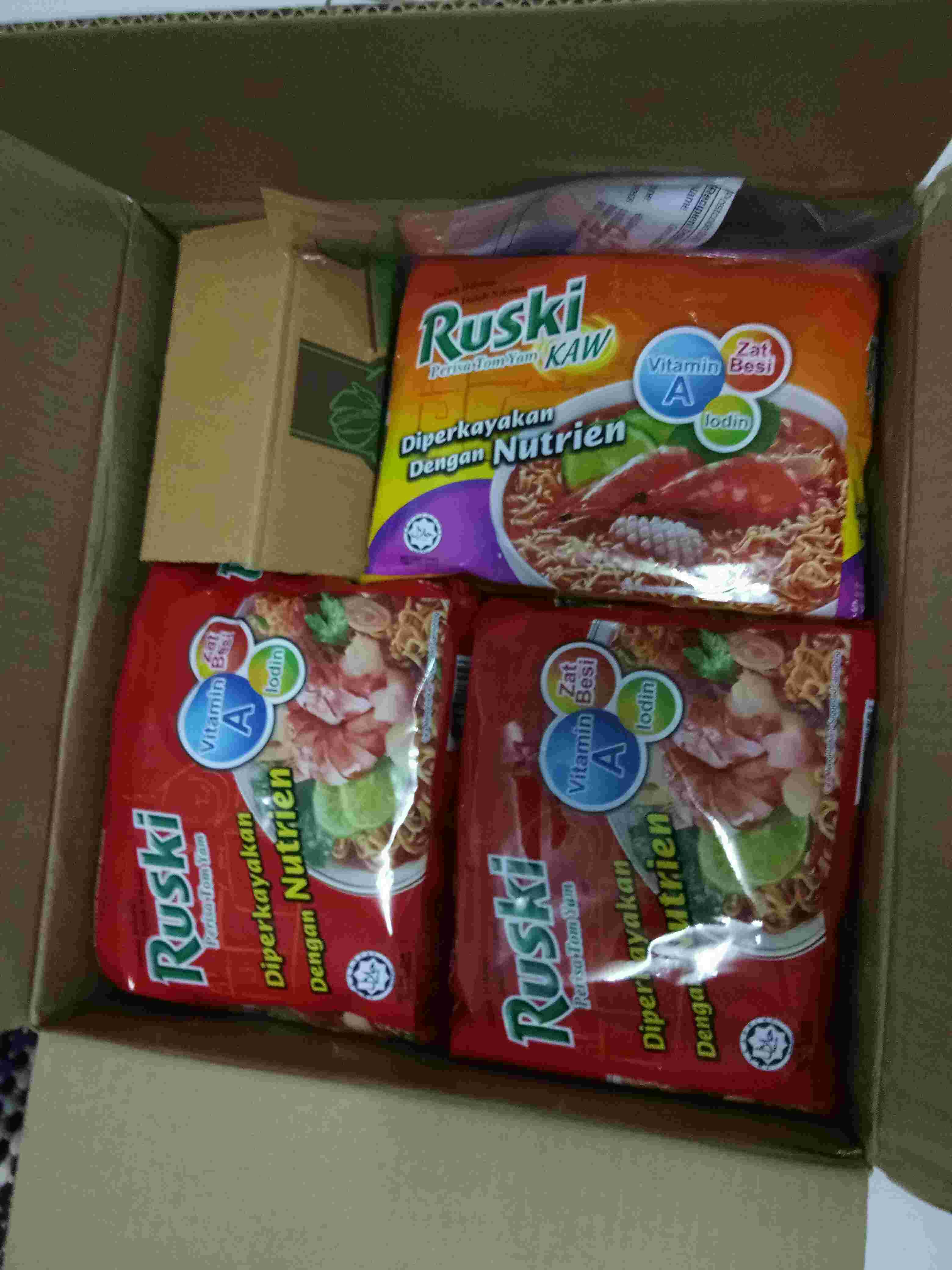 RUSKI Instant Noodles Tom Yam KAW (80gx5) Halal - Malaysia | Shopee Malaysia