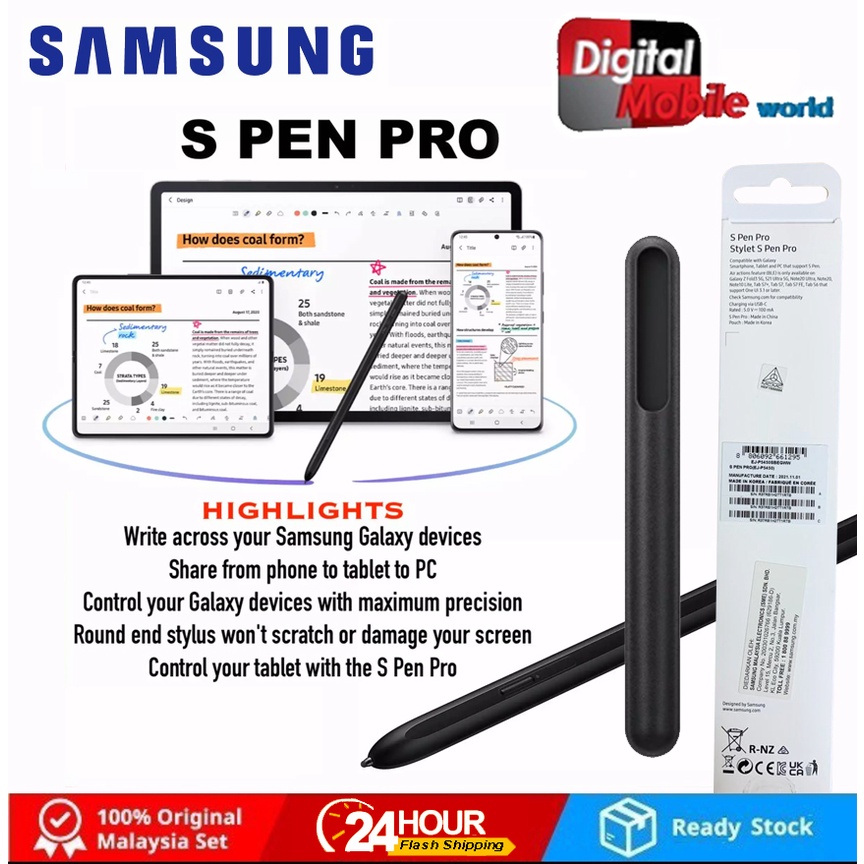 SAMSUNG Original SAMSUNG S PEN PRO SAMSUNG S PEN PRO | Shopee Malaysia