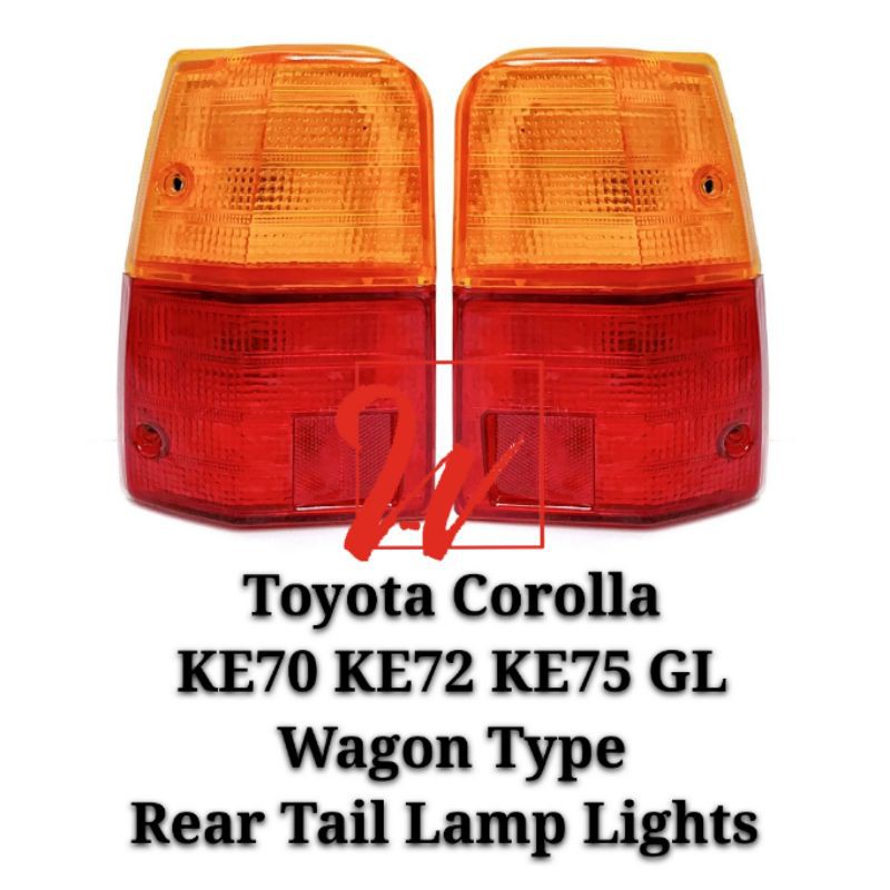Toyota Corolla KE70 KE72 KE75 KE76 TE71 TE72 Wagon RG GL Rear Tail Lamp