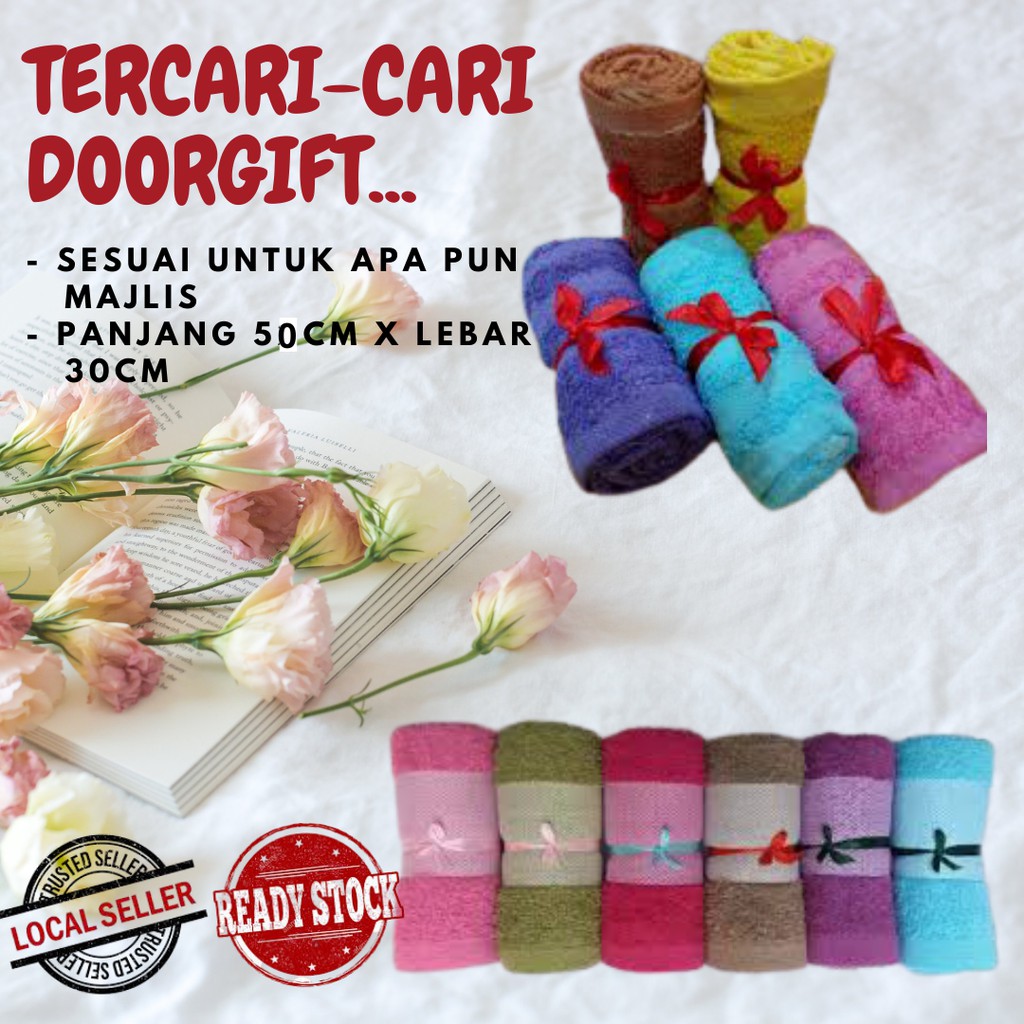 Tuala Muka/ Tuala Tangan/ Tuala Kecil/ Tuala Doorgift