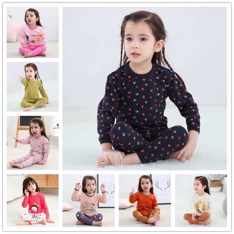  LF Kids Pajamas Children s Sleepwear Cotton Suit Baju  