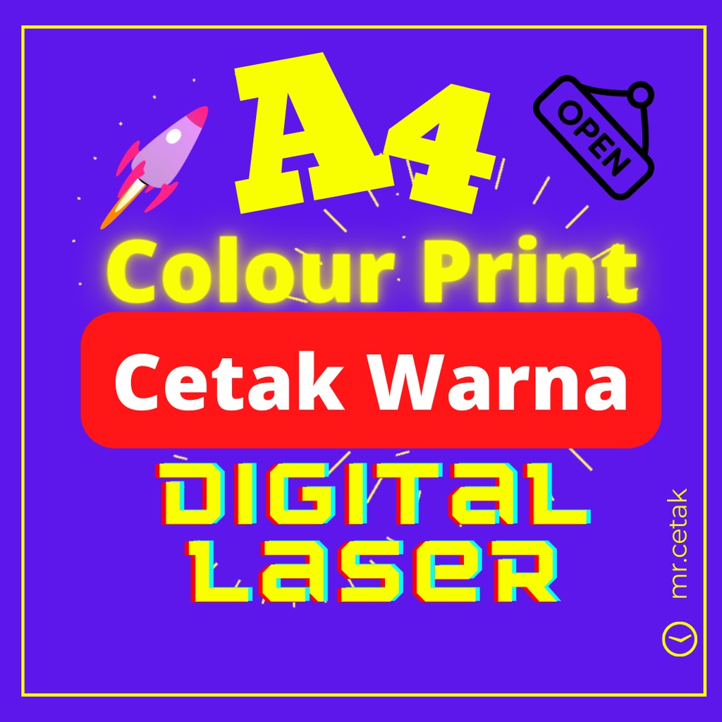 Colour Photostat Printing/Fotostat Warna Online A4 Paper High Quality Budget Price, Ebook, Noted, Office Print