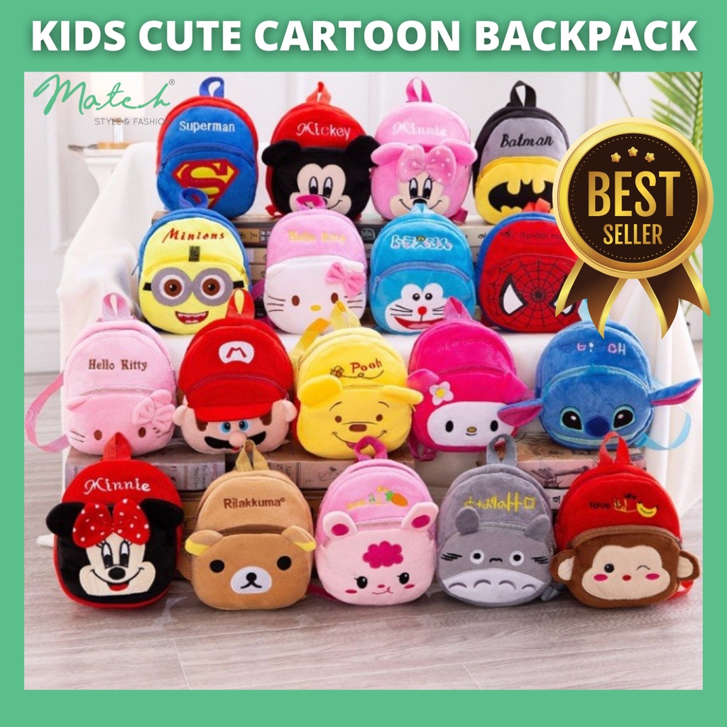 Bag Budak Kids Backpack School Bags Baby Cute Cartoons Animals Kindergatden  Gils Boys Fashion Gift Comel Ready Stocks | Shopee Malaysia