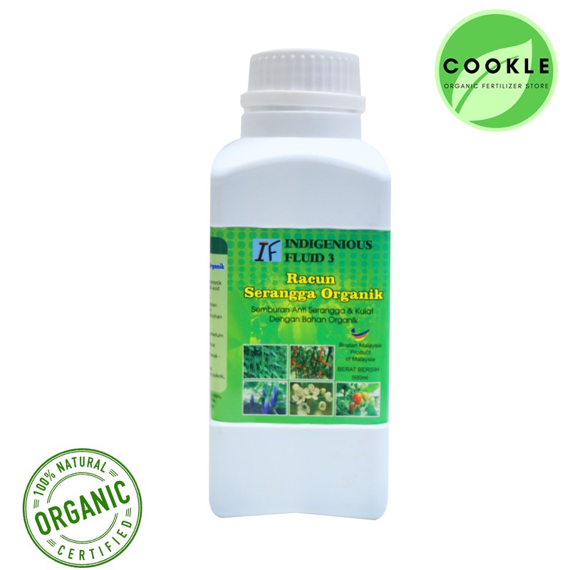 Pati Racun Serangga Organik Indigenious Fluid 3 Semburan Anti Serangga Kulat Concentrated Liquid 500ml Shopee Malaysia