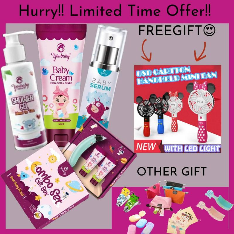 YOUBABY CREAM & SHOWER GEL DEMAM KUNING Shopee Malaysia