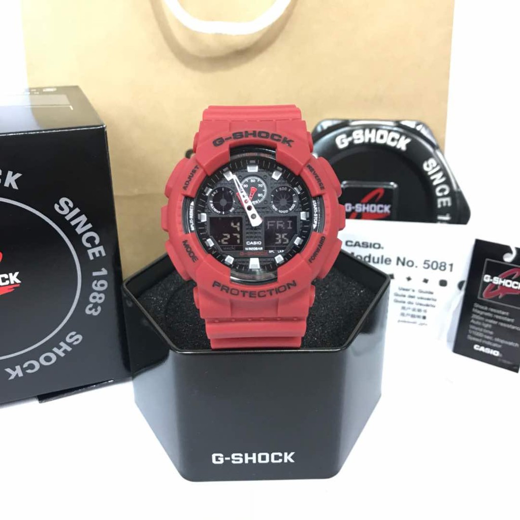 g shock 5081 red