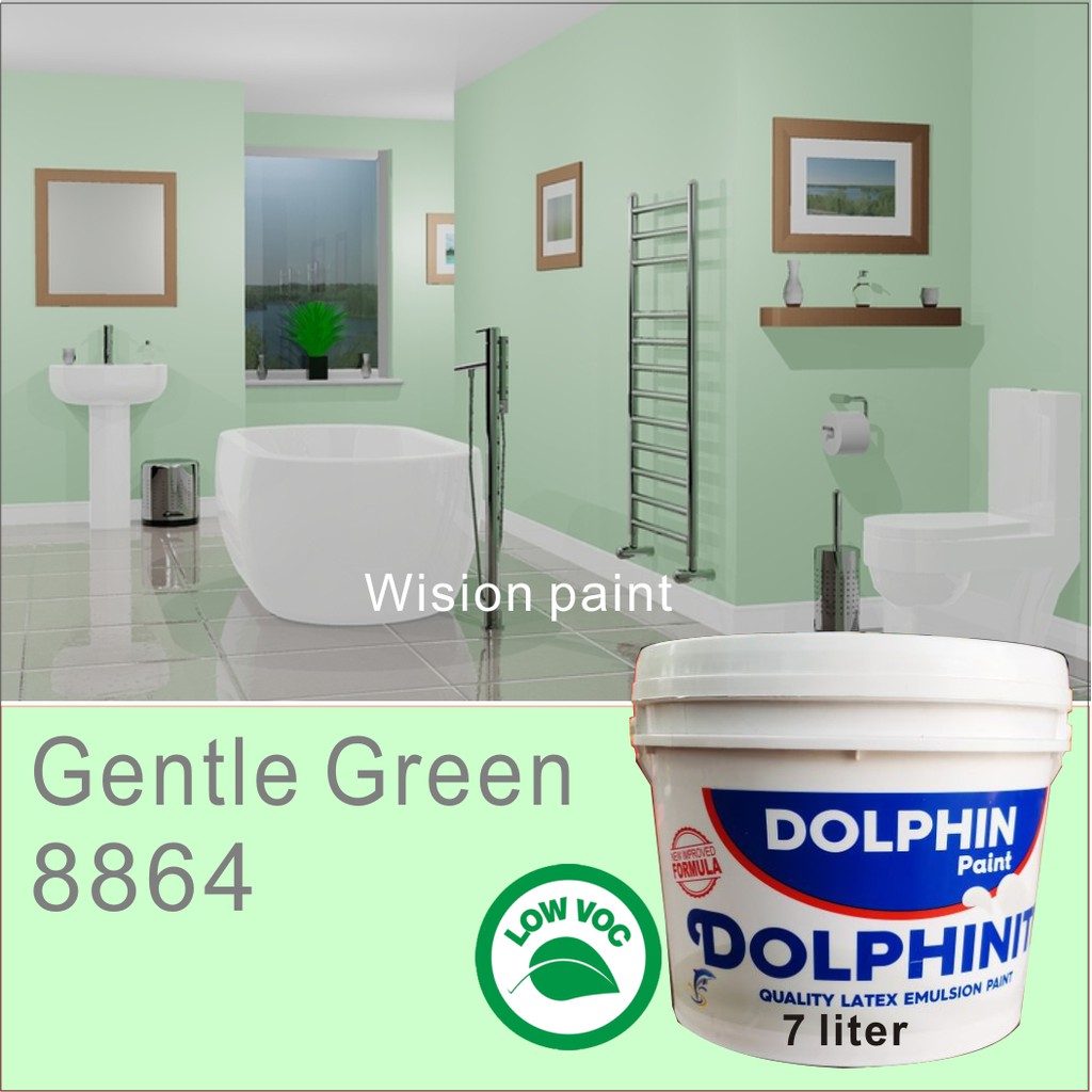 Gentle Green 8864 7l Dolphinite Quality Latex Emulsion Paint