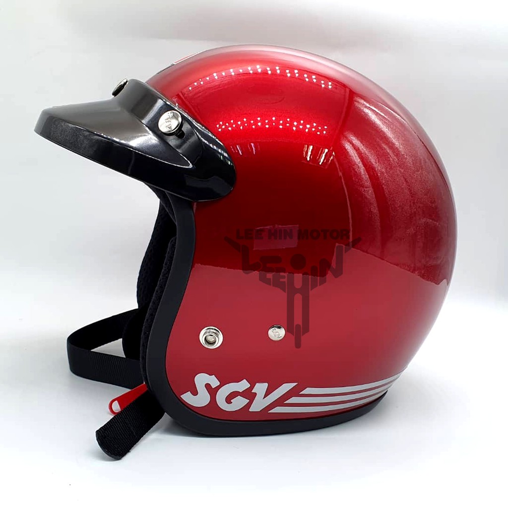 XL size Saiz Besar !! Original SGV 62 XL Size Special Helmet ( Maroon )