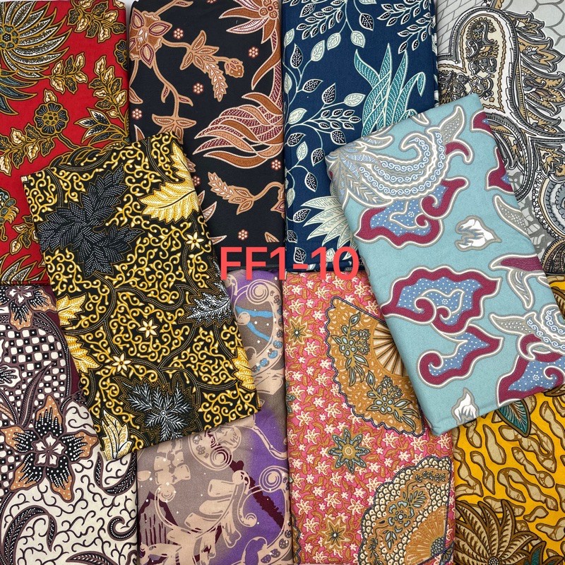 FF1 10 Sarung Batik  KAIN  SARUNG BATIK  SIAP JAHIT 