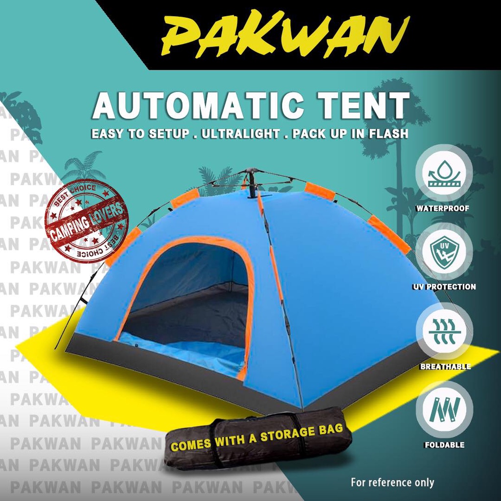 Family Tent Large Khemah Besar Camping Tent Automatic Outdoor