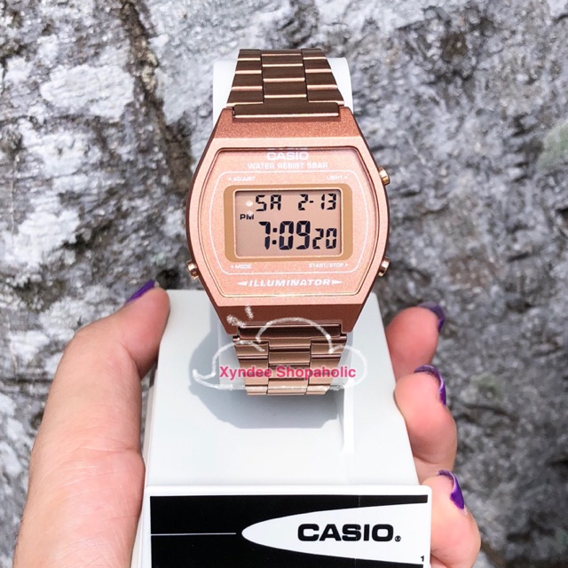 jam casio rose gold original