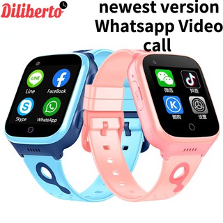 WhatsApp Video Call A69 A67 A66 4G Kids Smart Watch GPS Tracker