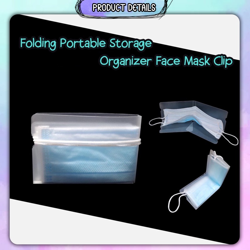 [Little B House] Portable Face Masks Storage Clip Organizer Mask ...