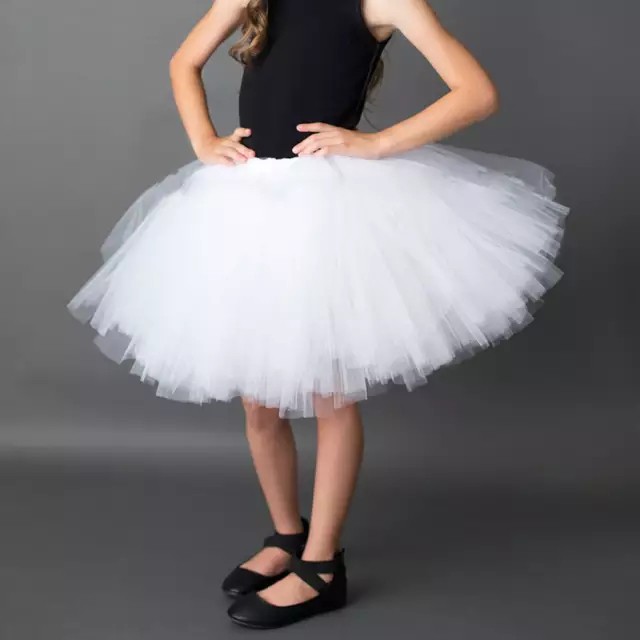 white tutu skirt baby