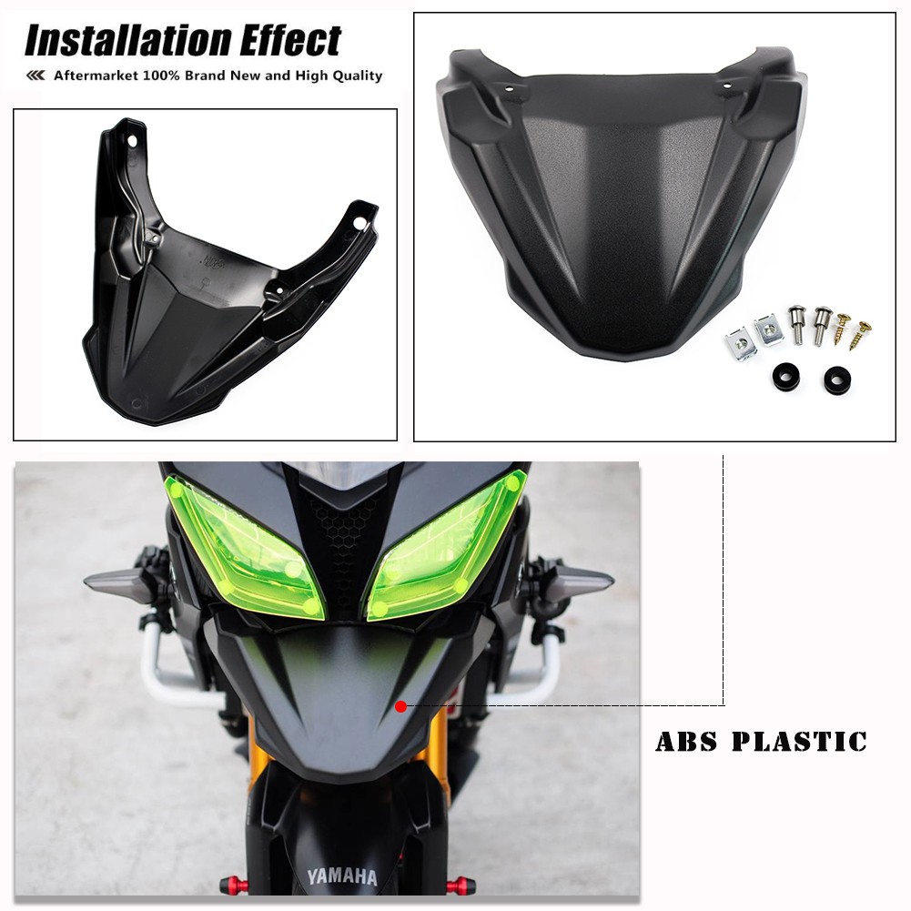 Front Wheel Fender Beak Nose For Yamaha MT-09 FJ-09 MT09 Tracer 900 GT FJ09  2015 2016 2017 2018 2019 Cone Extension Cover Cowl MT 09 Moto Accessories  Black | Shopee Malaysia