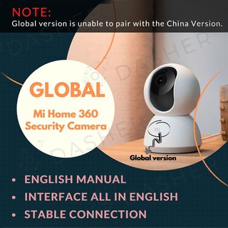 ENGLISH/CHINESE  Xiaomi Mijia 360/ PTK 2K IP Camera Mi ...