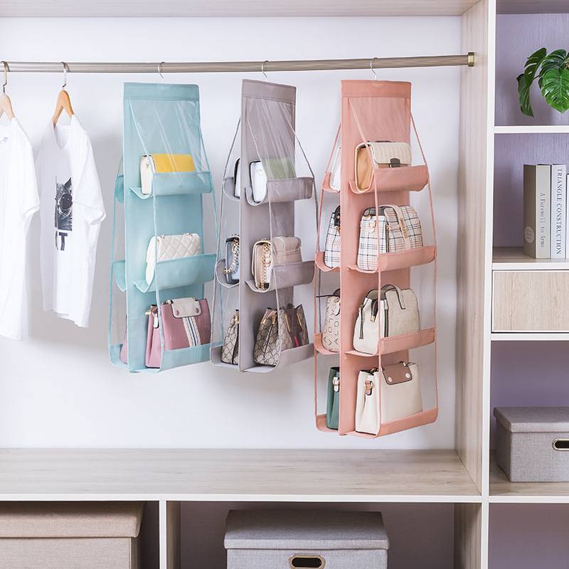 Double-sided Hanging Organizers Bag Storage 6 Pockets | Shopee Malaysia