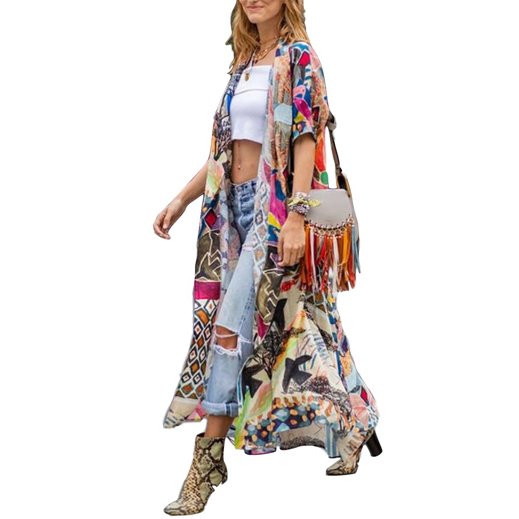 short kimono beach cover up