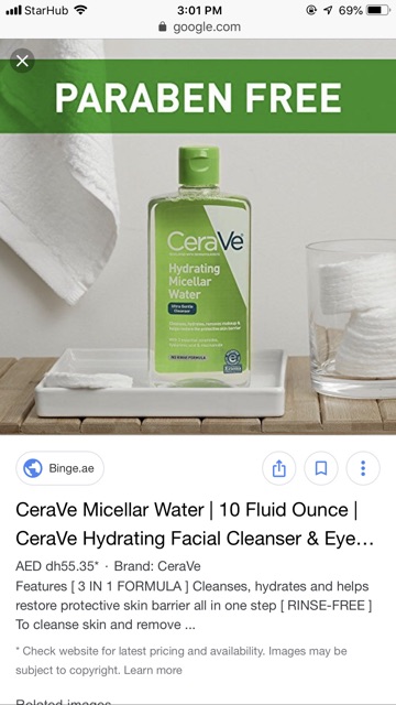 cerave micellar cleanser