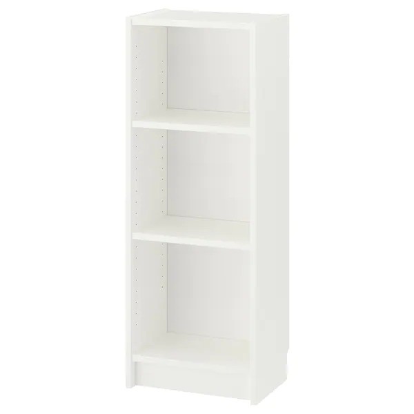 Billy Bookcase White 40x28x106 Cm, Shallow White Bookcase