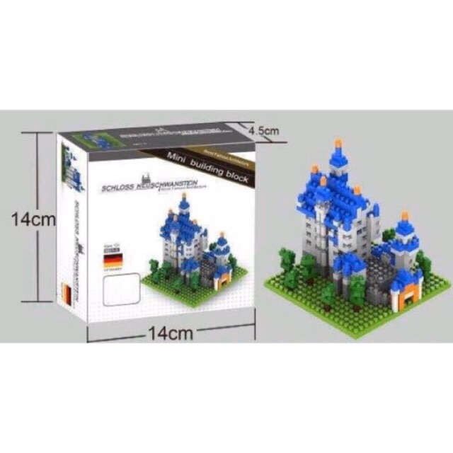 nanoblock neuschwanstein castle