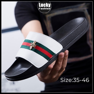 【Lucky Shop】Men's & Women Summer Fashion Slippers Flip Flops Size:35-46 Selipar Lelaki