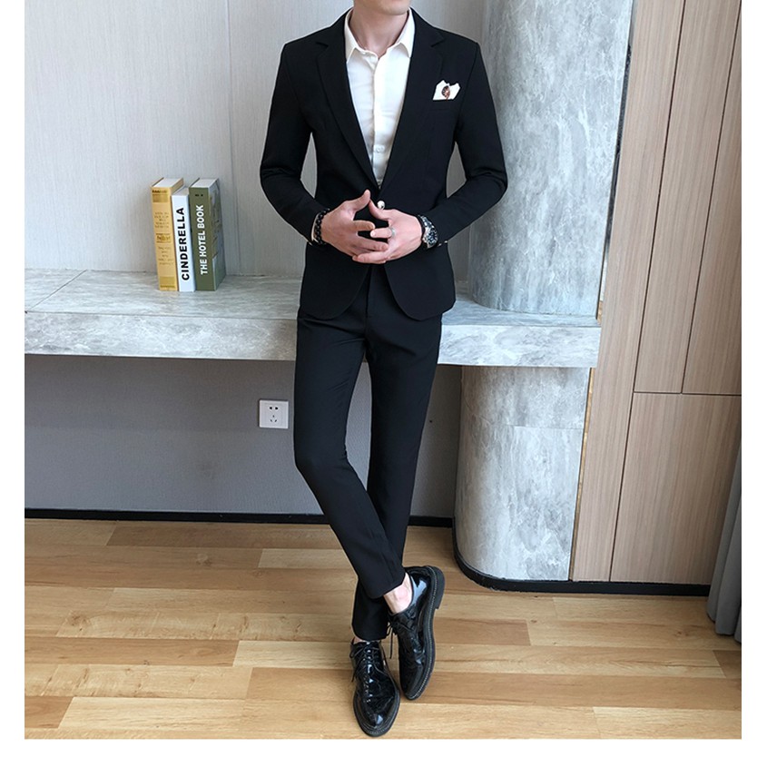 business casual men suit