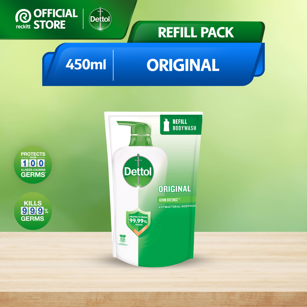 Shower Gel Body Wash Refill Dettol Original 450ML